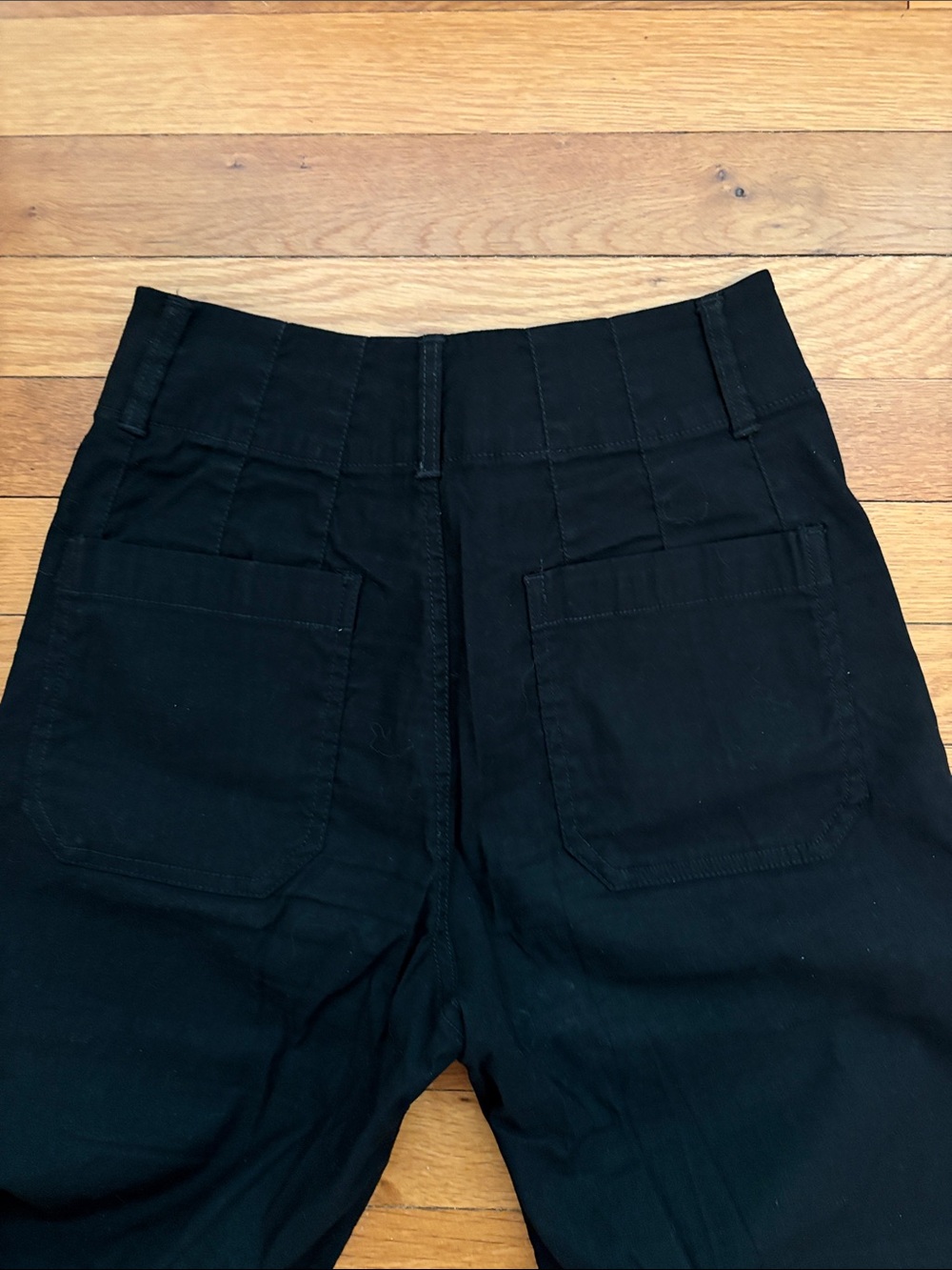 Maeve by Anthropologie - The Colette, Black Wide-Leg Trousers - Picture 5 of 7
